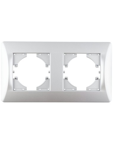 Cornice da incasso orizzontale Onlex Titanio 2 Elementi ABS