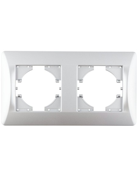 Cornice da incasso orizzontale Onlex Titanio 2 Elementi ABS