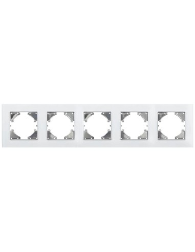 Marco empotrar cristal blanco Onlex 5 elementos