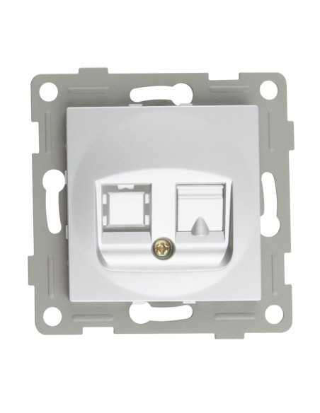 Einbaubasis RJ 45 Titanium Onlex Serie Einbauen