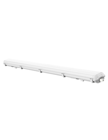 Écran IP65 pour 2 tubes LED 120 cm ABS+PS