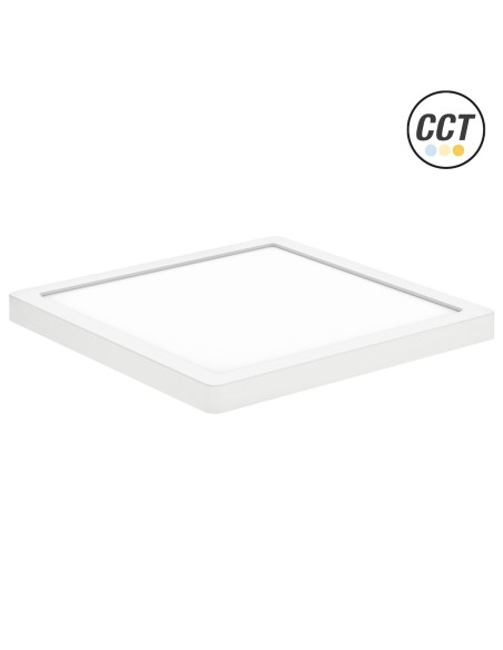 Panel LED Cuadrado Ajustable Blanco 300mm 24W 3CCT