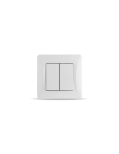 Onlex Universal Double Series White Switch/Selector 10A 250V