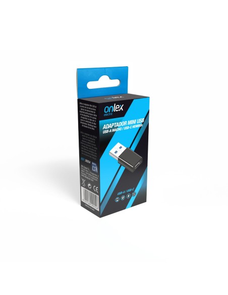 Onlex Adapter Stecker USB-A auf Buchse Typ-C
