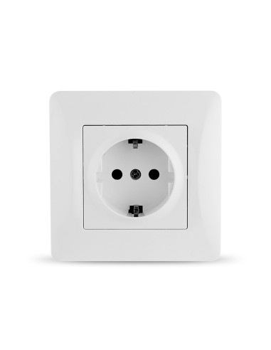 Schuko-Steckdose ONLEX Weiß Pack 5UDS