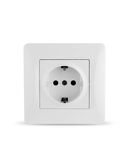 Empurrar Enchufe Schuko ONLEX Branco Pack 5UDS