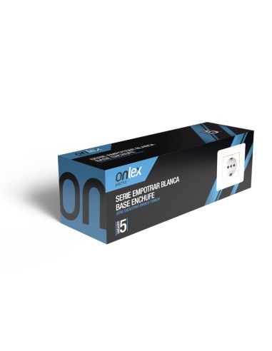 Schuko-Steckdose ONLEX Weiß Pack 5UDS