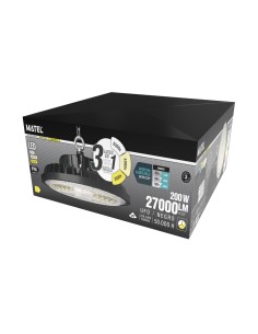 Proyector LED UFO MATEL 200W CCT Ajustable IP65 2