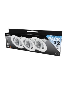 Swivel LED Ring IP20 Round Flat White 5W Cool 3und 2