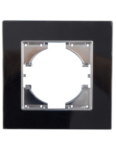 Onlex 1 Element Crystal Recessed Frame Black