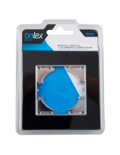 Onlex 1 Element Crystal Recessed Frame Black 2