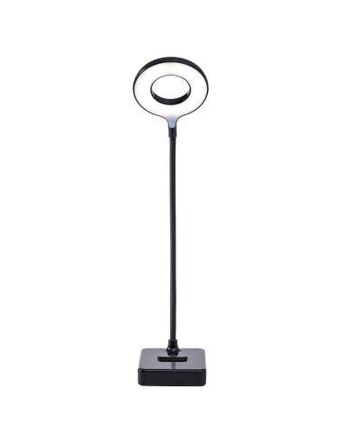 Lámpara LED Recargable Aro Negro CCT Korpass