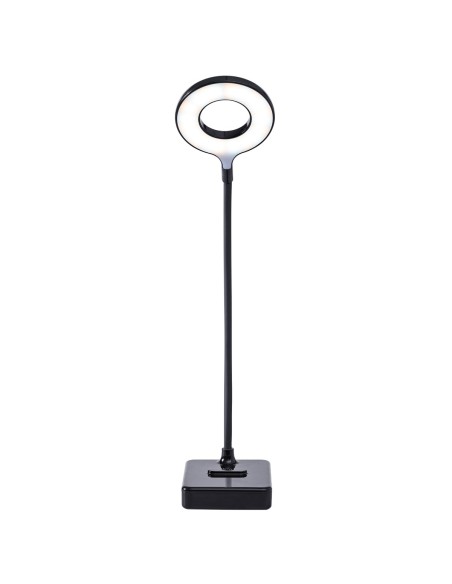 Lámpara LED Recargable Aro Negro CCT Korpass