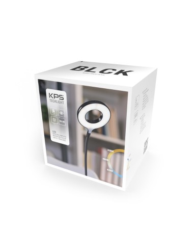 Lámpara LED Recargable Aro Negro CCT Korpass