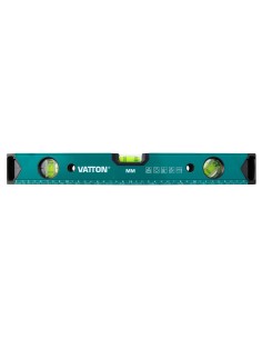Nivel Aluminio Recto Con Imán 40cm Vatton