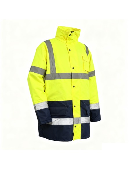 Reflektierende Parka Workfit Gelb Größe 2XL