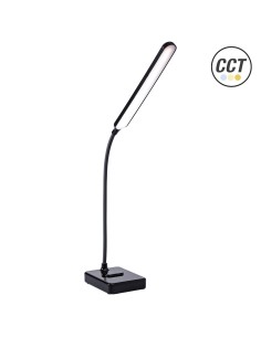 Black Flat Rechargeable LED Lamp CCT Korpass
