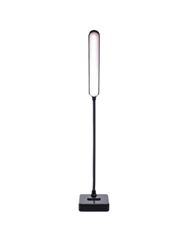 Lámpara LED Recargable Plana Negra CCT Korpass