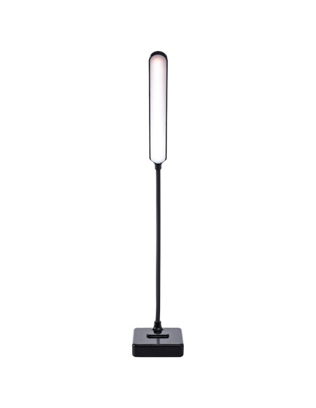 Lámpara LED Recargable Plana Negra CCT Korpass