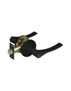 Bathroom Knob Handlock Handle 65mm Matte Black