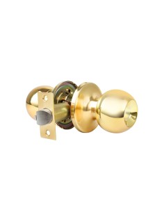 Pomo Handlock rund 65mm Messing glänzend