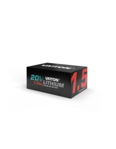 Batería de litio VATTON 20V 1.5Ah con carga rápida 2