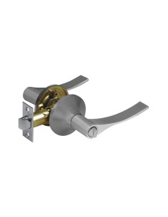 Bathroom Knob Handlock Handle 65mm Níquel Mate