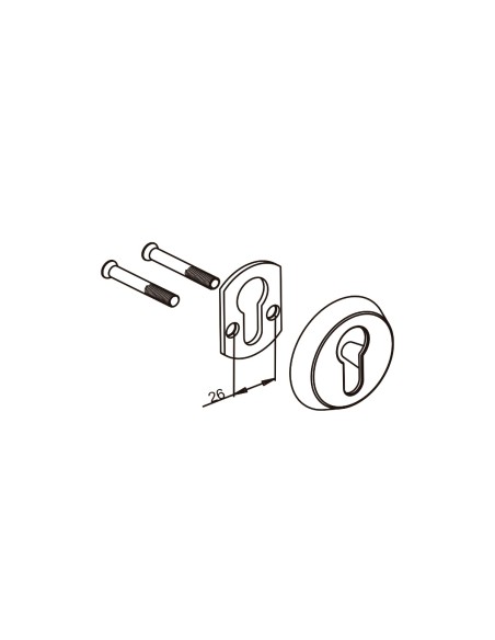 Open Nickel Handlock Security Protective Shield