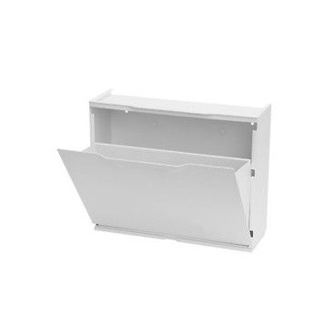 Sapateira em resina 51x17x41cm. Branco