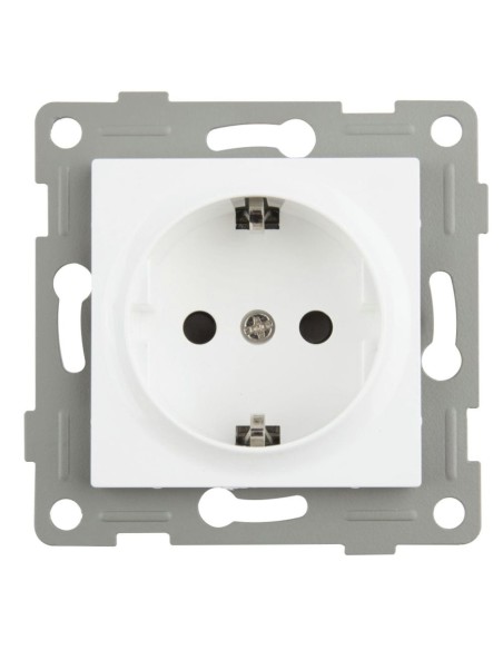 Onlex white flush socket base 16A 250V