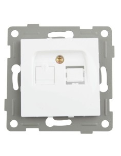 Empotrer base téléphone ONLEX blanche 10A