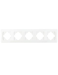 Marco empotrar blanco horizontal 5 elementos