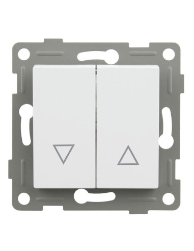 Einbauschalter Rollladen weiß Onlex 10A 250V