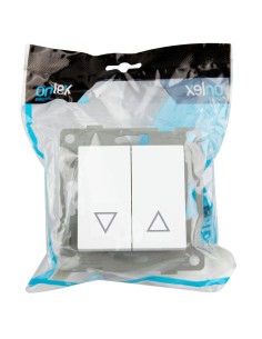 Onlex 10A 250V White Recessed Blind Switch 2