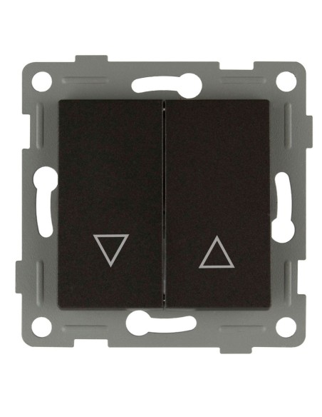 Interrupteur encastrable store graphite Onlex 10A 250V