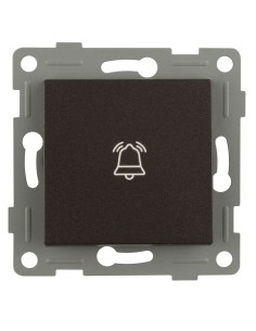 Onlex 10A 250V Graphite Flush Bell Push Button