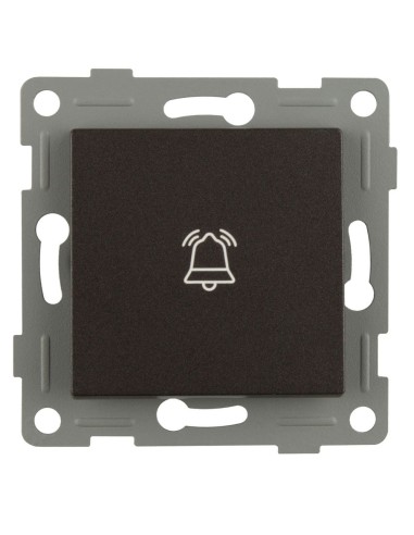 Onlex 10A 250V Graphite Flush Bell Push Button
