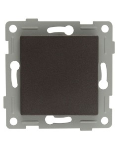 Bouchon aveugle encastrable en graphite Onlex 10A 230V