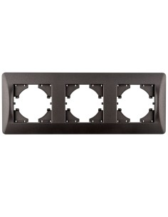 Onlex 3-Element Horizontal Recessed Frame Graphite