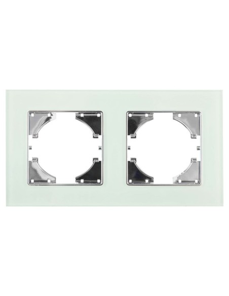 Cadre d'Encastrer Cristal Naturel Onlex 2 Éléments