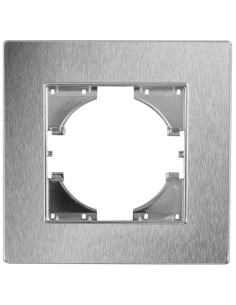Cornice da Incasso in Alluminio Argento Onlex 1 Elemento