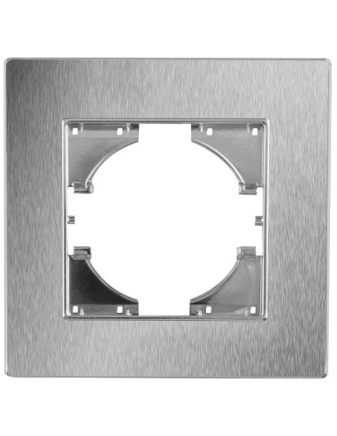 Cornice da Incasso in Alluminio Argento Onlex 1 Elemento