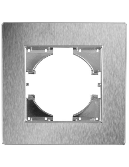Cornice da Incasso in Alluminio Argento Onlex 1 Elemento
