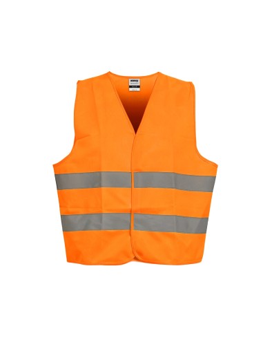 Reflektierende orange Workfit Weste Größe L