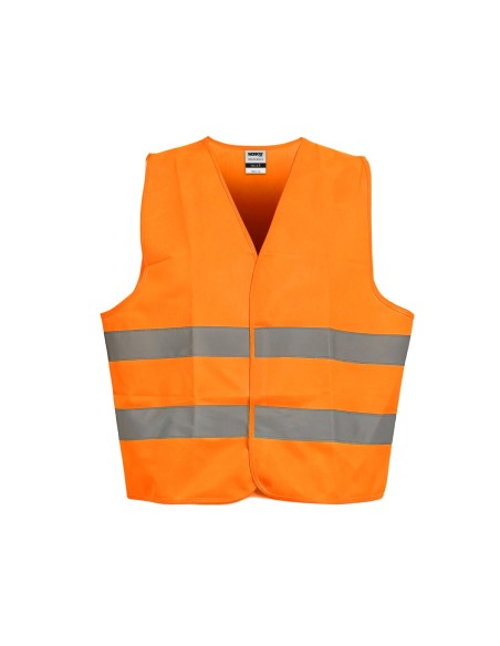 Reflektierende orange Workfit Weste Größe L