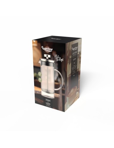 Cafetera de émbolo cristal 350ml Supreme