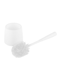 Weißer Plastik-WC-Bürstenhalter 38 cm 2
