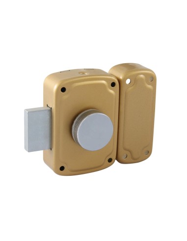 T/UCEM Beige Serreta Handle Overlapping Lock 25x50mm
