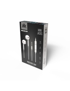 Weiße Küken-Kabelkopfhörer Mini Jack 2