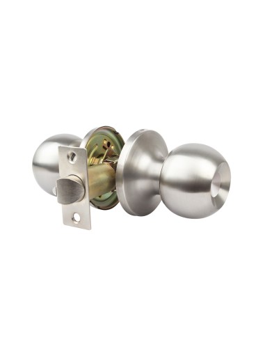 Paso Handlock Round Knob 65mm Matte Nickel